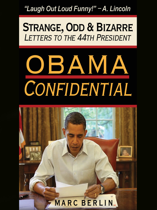 Title details for Obama Confidential by Marc Berlin - Available